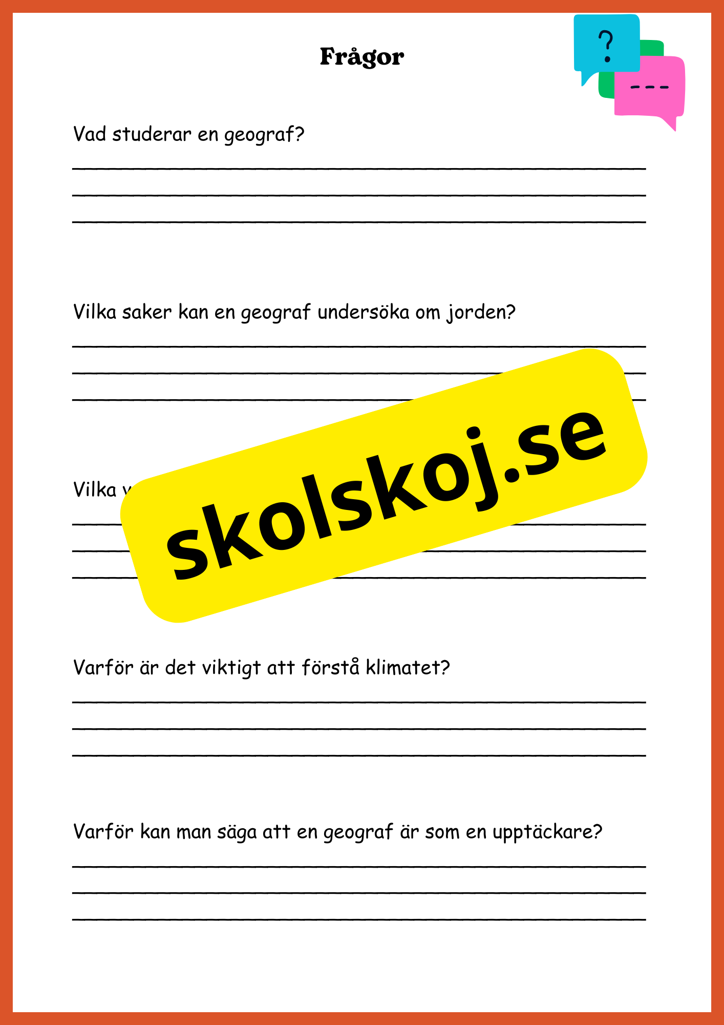 Upptäck kartor - Årskurs 4 - 6