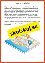 Upptäck kartor - Årskurs 4 - 6