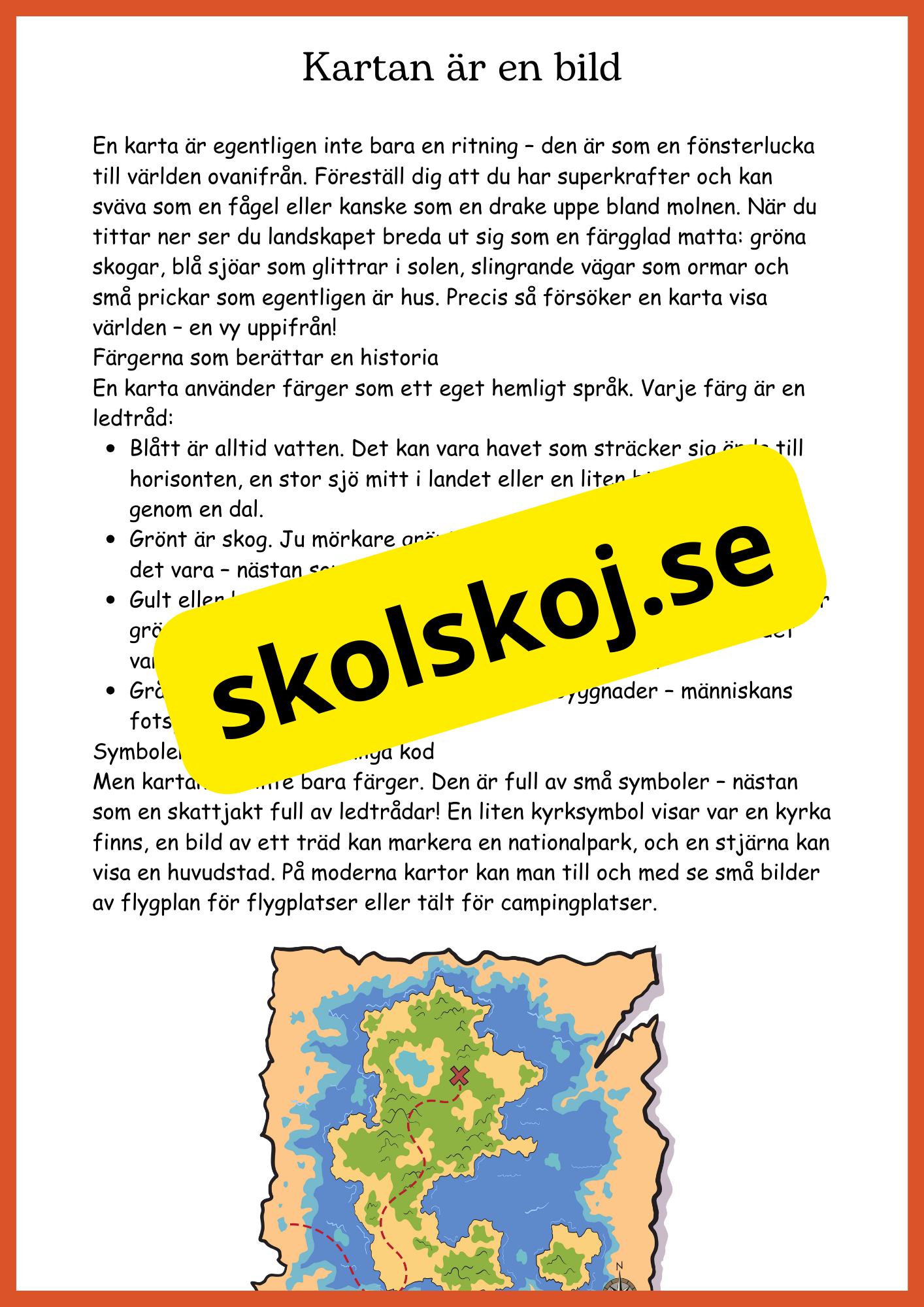 Upptäck kartor - Årskurs 4 - 6