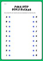 Para ihop bokstäverna - Häfte