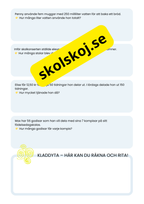 Addition och subtraktion - Problemlösning - Åk 3 - 4