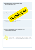 Addition och subtraktion - Problemlösning - Åk 3 - 4