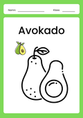 Färglägg frukterna