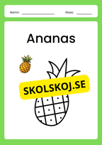 Färglägg frukterna