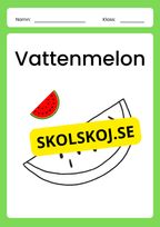 Färglägg frukterna