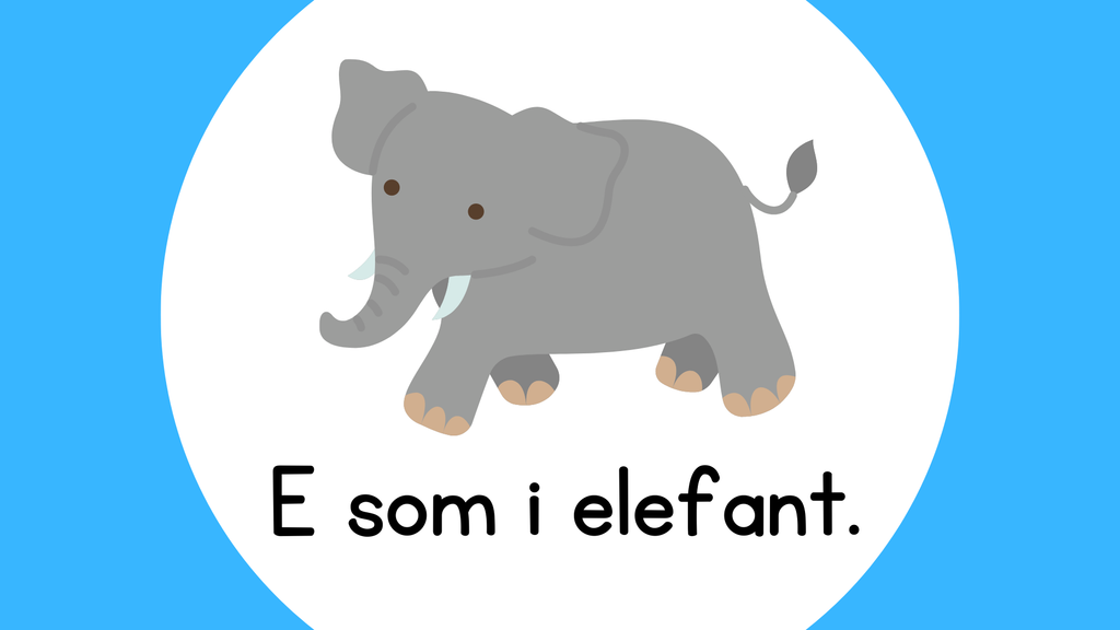 Alfabetet A till Ö - Hela alfabetet